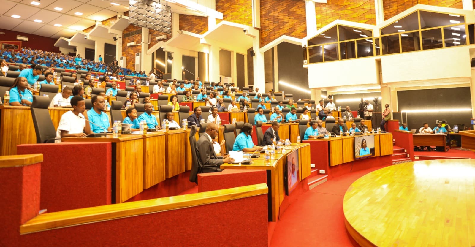 Children and stakeholders gathered for a national dialogue in Rwanda